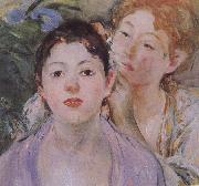 Berthe Morisot Detail of Embroider oil on canvas